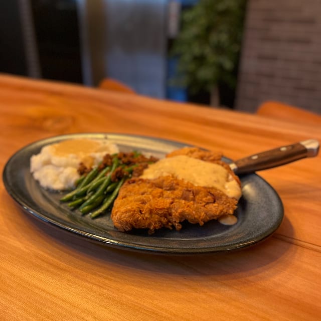 COWBOY CHICKEN FRIED STEAK.